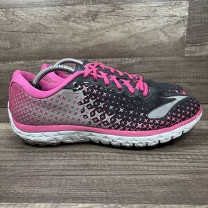 Brooks Pure Flow 5 Pink Gray Womens US Size 9.5 EUR 41 1202071B688 Running Shoes